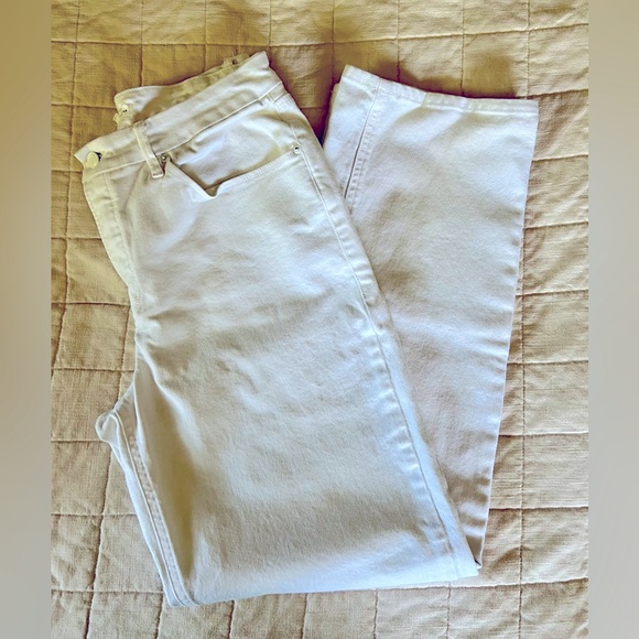Good American Good 90’s White Jeans (size 10) - Picture 14 of 15
